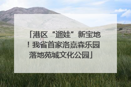 港区“遛娃”新宝地！我省首家洛嘉森乐园落地苑城文化公园