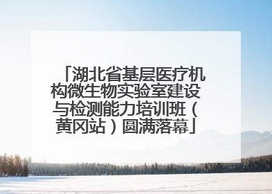 湖北省基层医疗机构微生物实验室建设与检测能力培训班（黄冈站）圆满落幕