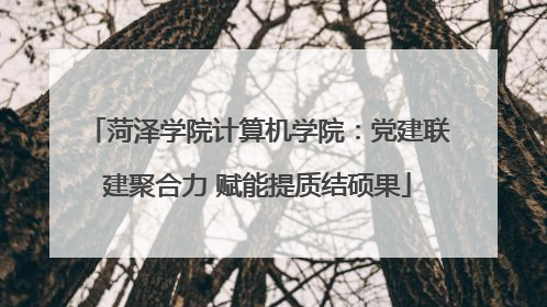 菏泽学院计算机学院：党建联建聚合力 赋能提质结硕果