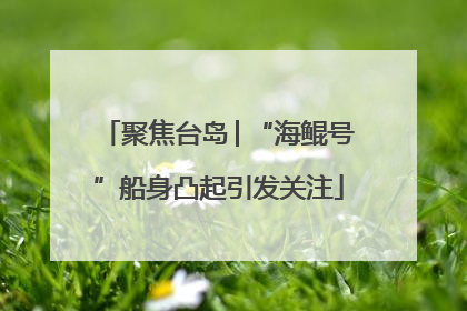 聚焦台岛│“海鲲号”船身凸起引发关注