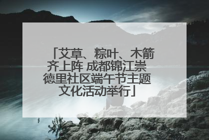 艾草、粽叶、木箭齐上阵 成都锦江崇德里社区端午节主题文化活动举行