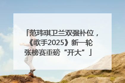 范玮琪卫兰双强补位，《歌手2025》新一轮张榜赛重磅“开大”