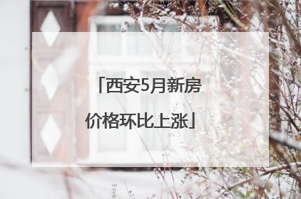 西安5月新房价格环比上涨