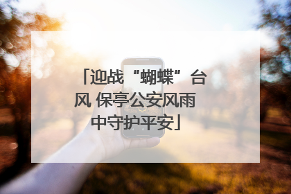 迎战“蝴蝶”台风 保亭公安风雨中守护平安