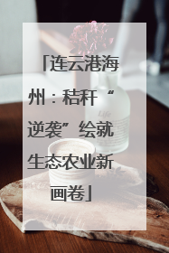 连云港海州：秸秆“逆袭”绘就生态农业新画卷