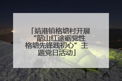 靖港镇格塘村开展“韶山红途砺党性 格塘先锋践初心”主题党日活动