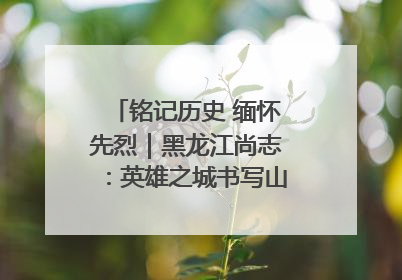 铭记历史 缅怀先烈｜黑龙江尚志：英雄之城书写山乡巨变新故事