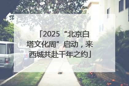 2025“北京白塔文化周”启动，来西城共赴千年之约