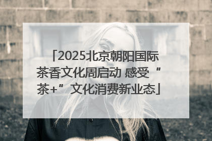 2025北京朝阳国际茶香文化周启动 感受“茶+”文化消费新业态